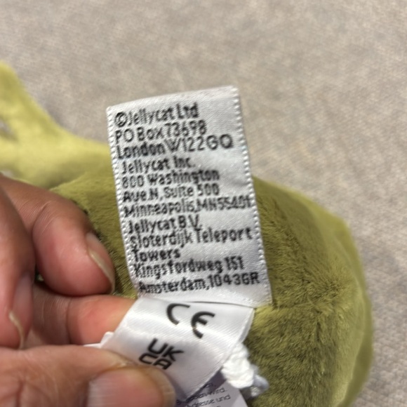 Jellycat Green and White Plush Frog Toy - Picture 10 of 14